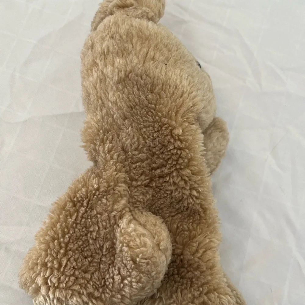 Adorable Brown Bunny Plush 12” puppet‎ rabbit Easter decor vintage